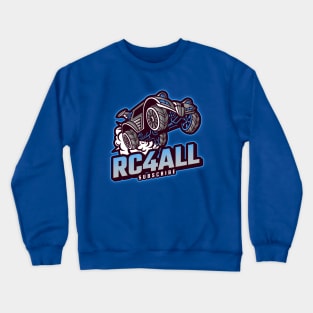 RC4all light blue front and back Crewneck Sweatshirt